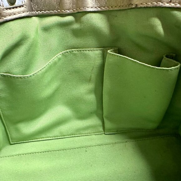 Coach Vintage Ladybug Applique Boxy Straw Tote Limited Edition 2004 Natural 4439 - Picture 10 of 14